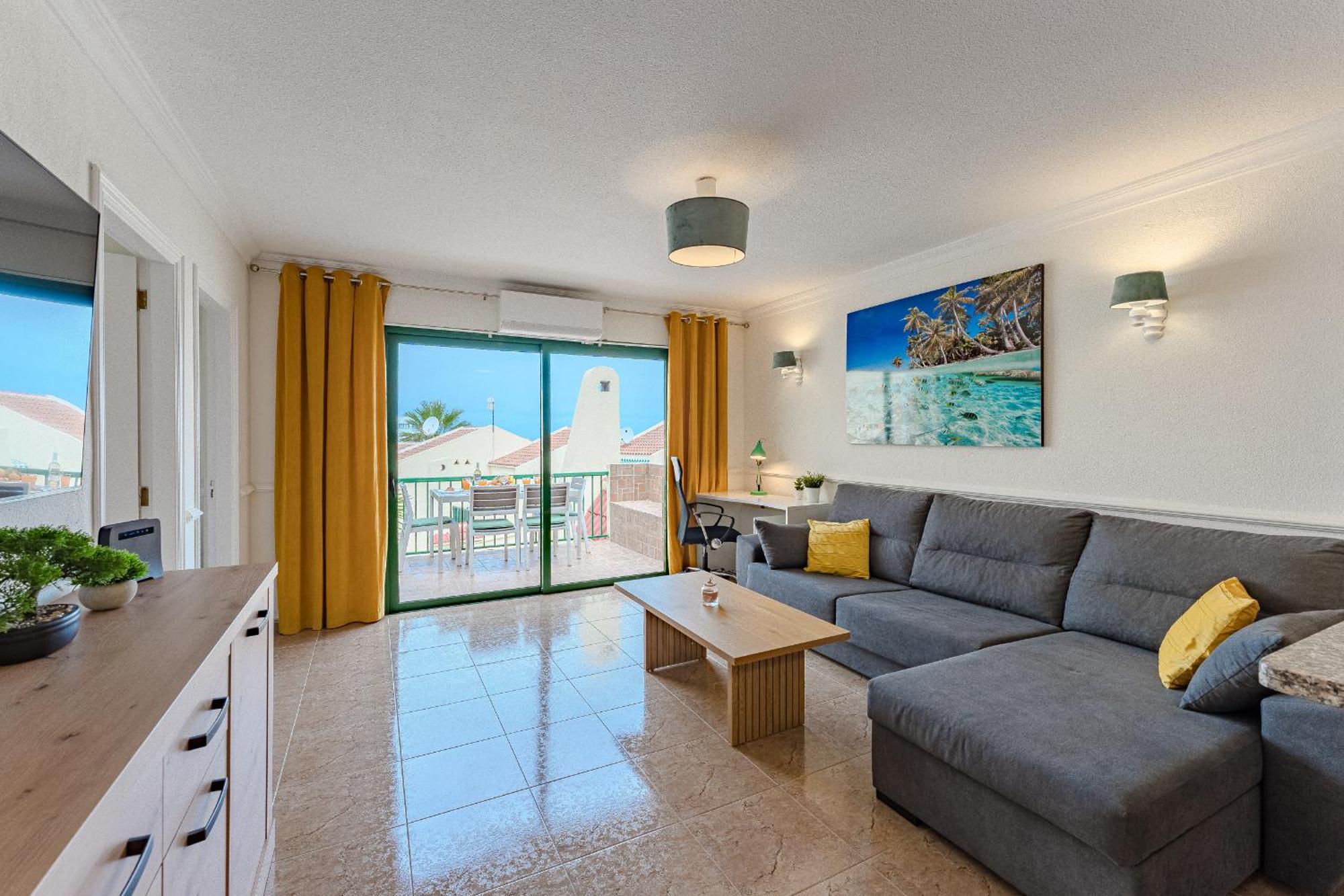 Cozy Spacious Seaview 300m Apartament Costa Adeje (Tenerife)
